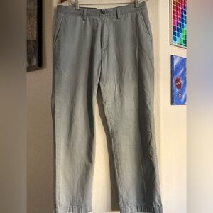 NAUTICA light blue/ gray straight legged pants M 34x30
